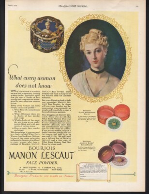 1924 BOURJOIS ASHES ROSE PERFUME LIPSTICK FACE COSMETIC COMPACT ROUGE 22051