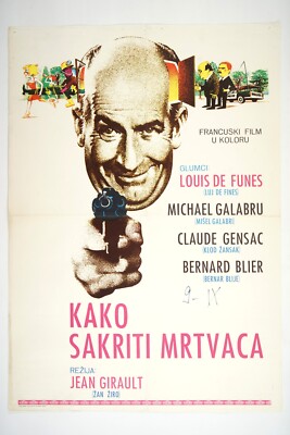 DES PISSENLITS PAR LA RACINE  SALAD BY THE ROOTS exYU movie poster 1964 DE FUNÈS