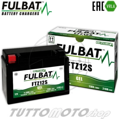 BATTERIA FULBAT GEL FTZ12S = YTZ12S Yamaha XP-D TMAX T-MAX 560 Tech Max 2020