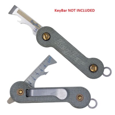 KeyBar Fits Whachamacallit Insert Laser Engraved Integrated Pry