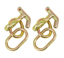 (2 Pack) Mini T-J hook with Oblong Link, 4,700 lbs WLL, G70