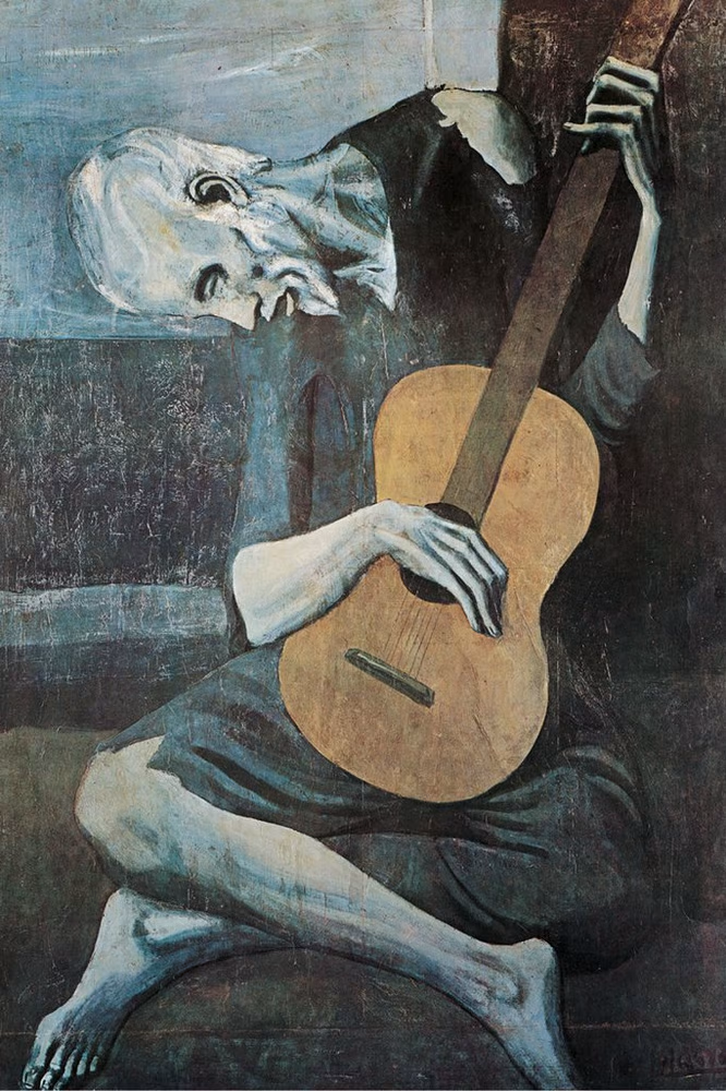絵画ポスター　PICASSO ６枚セット PABLO PICASSO OLD GUITARIST POSTER NEW ART ARTWORK PRINT 24X36