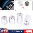 4X Chrome Docking Hardware Point Cover For Harley Touring Street Road Glide USA