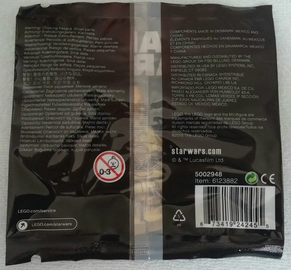 LEGO Star Wars™ 5002948 C-3PO™ Promo Figura Droide Nuevo y Emb. Orig. Limitado - Imagen 2 de 2