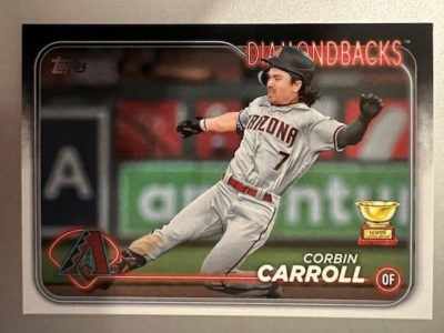 QTY: 2024 Topps Series 1 - Corbin Carroll ( Diamondbacks ) Rookie