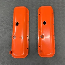 65-00 Chevy Big Block 396 427 454 Short Orange Valve Covers BBC Hot Street Rod