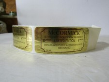 10  McCormick Label's Full Size Decanter's