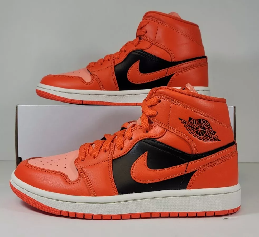 Air Jordan 1 Mid Orange Black DM3381-600 Release Date