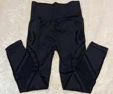 Seamless Leggings, High Waist, Black, SZ S