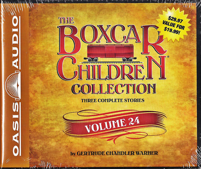 NEW The Boxcar Children Collection Volume 24 Unabridged Audio Book 6 CDS 3 Story