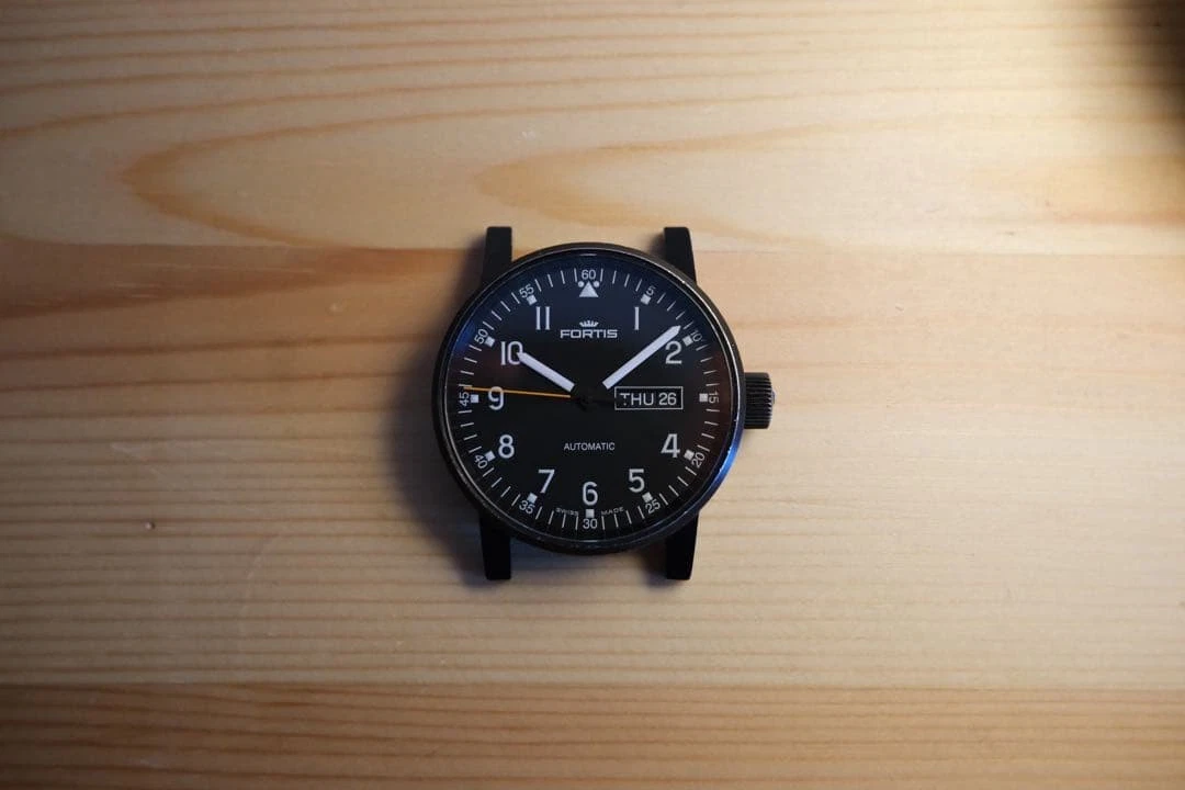 Jeu D'aiguilles Noires Fortis Pour Spacematic 626.22.12 - Pièce D'origine Neuve Avec étiquettes