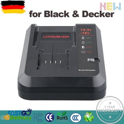 Für BLACK+DECKER 20V Schnell-Ladegerät PCC692L C4052BD für Porter Cable Akku