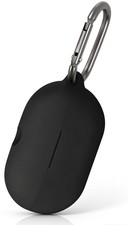 Geiomoo Silicone Case for Beats Solo Buds, Protective Cover with Black