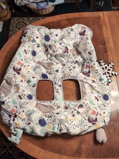 Eddie Bauer Baby Reversible Shopping Cart seat/Stroller seat Cover Great Shape