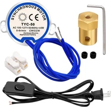 mankk Synchronous Motor Turntable Electric Synchron 5-6RPM 