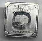 Geiger 1 Gram Bar  .999 Fine Silver (No Assay/Loose)