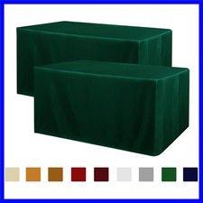 Machine Washable Blackish Green Tablecloths - Perfect for Weddings  Banquets