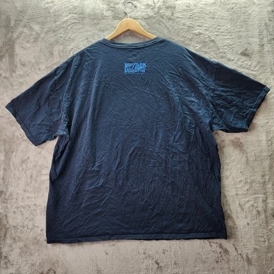 StarCraft Blizzard Entertainment T-Shirt 3XL Navy Blue Video Game