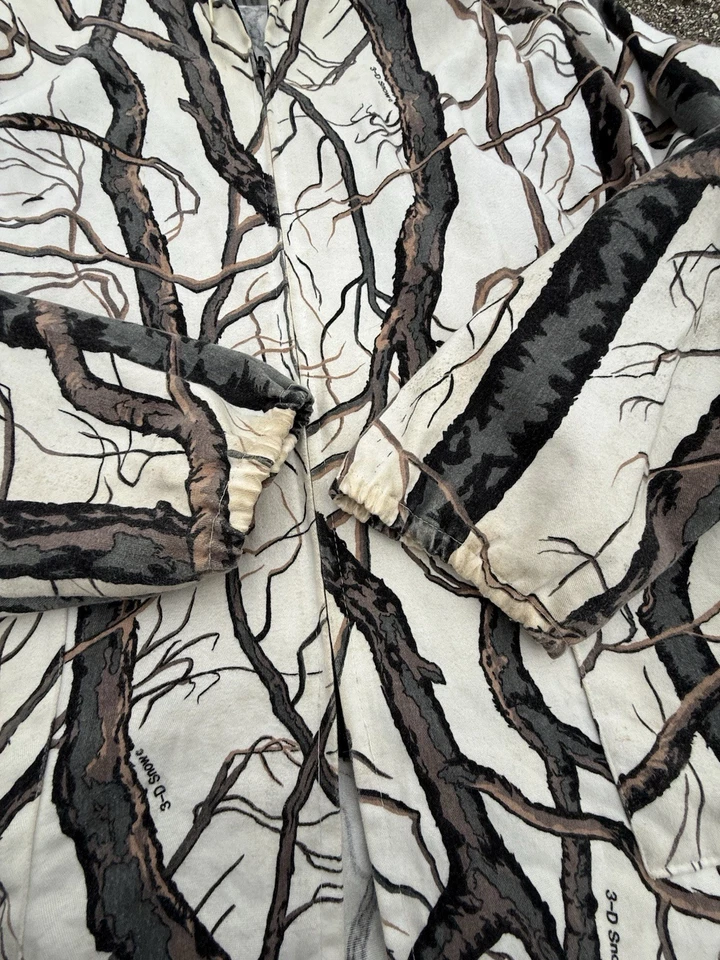 Sudadera con capucha vintage Johnson Garment 3-D sombra camuflaje XXL Marshfield Wisconsin EE. UU. Foto 3 de 4