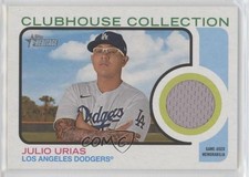 2022 Topps Heritage High Number Clubhouse Collection Relics Julio Urias 15v5