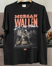 Morgan Wallen I'm The Problem Black T shirt Short Sleeve Unisex tee NH22127