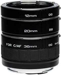 Kenko Nikon AF Digital Film Cameras Auto Extension Tube DG 12mm 20mm 36mm Set