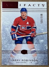 2014-15 Artifacts Ruby Larry Robinson #58 SN: 556/599 Montreal Canadiens
