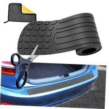 Car Rear Bumper Protector,Anti-Scratch Rubber Rear Bumper Guard  41 x Black