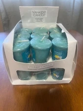 Box of 18 Votive "Bahama Breeze" Yankee Candle 1.7oz