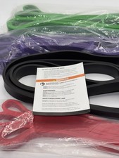 Heavy Duty Resistance Bands Set 4 Loop for Gym Exercise Pull up Fitness Workout