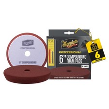 Meguiars Professional 6 Compound Foam Pad 2pk 10cv As Shown Meguiars Professional 6 Compound Foam Pad 2pk 10cv As Shown
