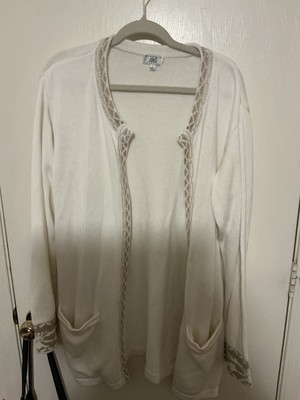 Alba Moda Open Front  sweater Coat women's size 2x ( 22-24w) Creation