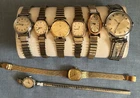 Vintage Lot Timex Watches 7 Women’s 1 Men’s As Is Un Tested Parts
