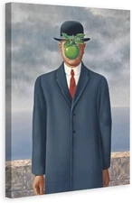 Rene Magritte The Son of Man Canvas Wall Art Painting Decorative,Canvas Art