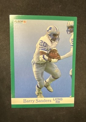 1991 Fleer - Barry Sanders #247 W4