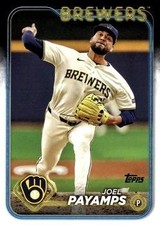 Joel Payamps 2024 Topps Update US153 Milwaukee Brewers Baseball Card