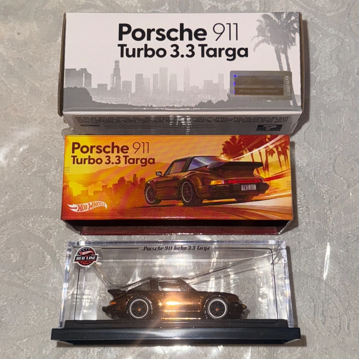 Hot Wheels RLC Exclusive 1988 Porsche 911 Targa Turbo Bronze