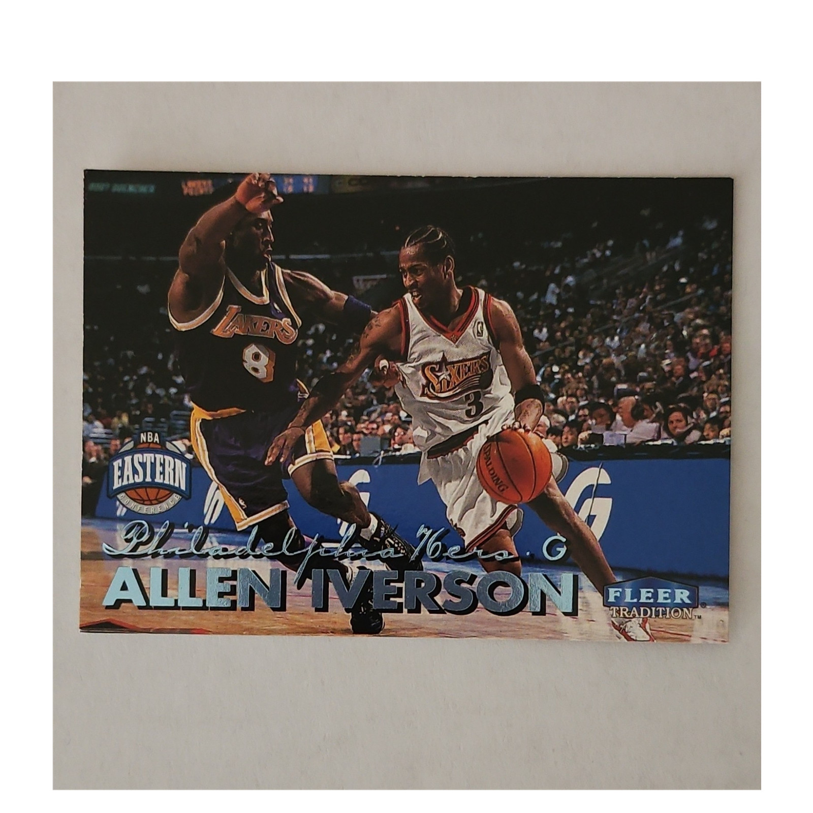 Fleer Tradition 1999 Allen Iverson Kobe Bryant #123 76ers Lakers NBA Eastern