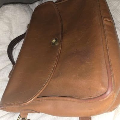 バッグ OLD COACH TURN LOCK LEATHER BUSINESS BAG Coach Turn Lock & Briefcase/Document Case Bags for Women for sale