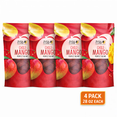 Chili Mango Snack 28 oz Spicy Sweet Exotic Flavor. Nutty & Fruity