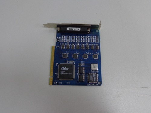 MOXA C104HS DB37 SERIAL CONTROLLER KARTE ISA Computer PCI - Picture 3 of 4