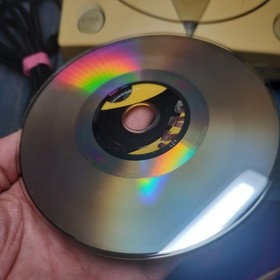 Sega Dreamcast Console System & Crazy Taxi Game (Disc Only) & Cables WORKS GREAT