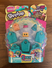 Shopkins 5 Pack Season 3 New And Unopened