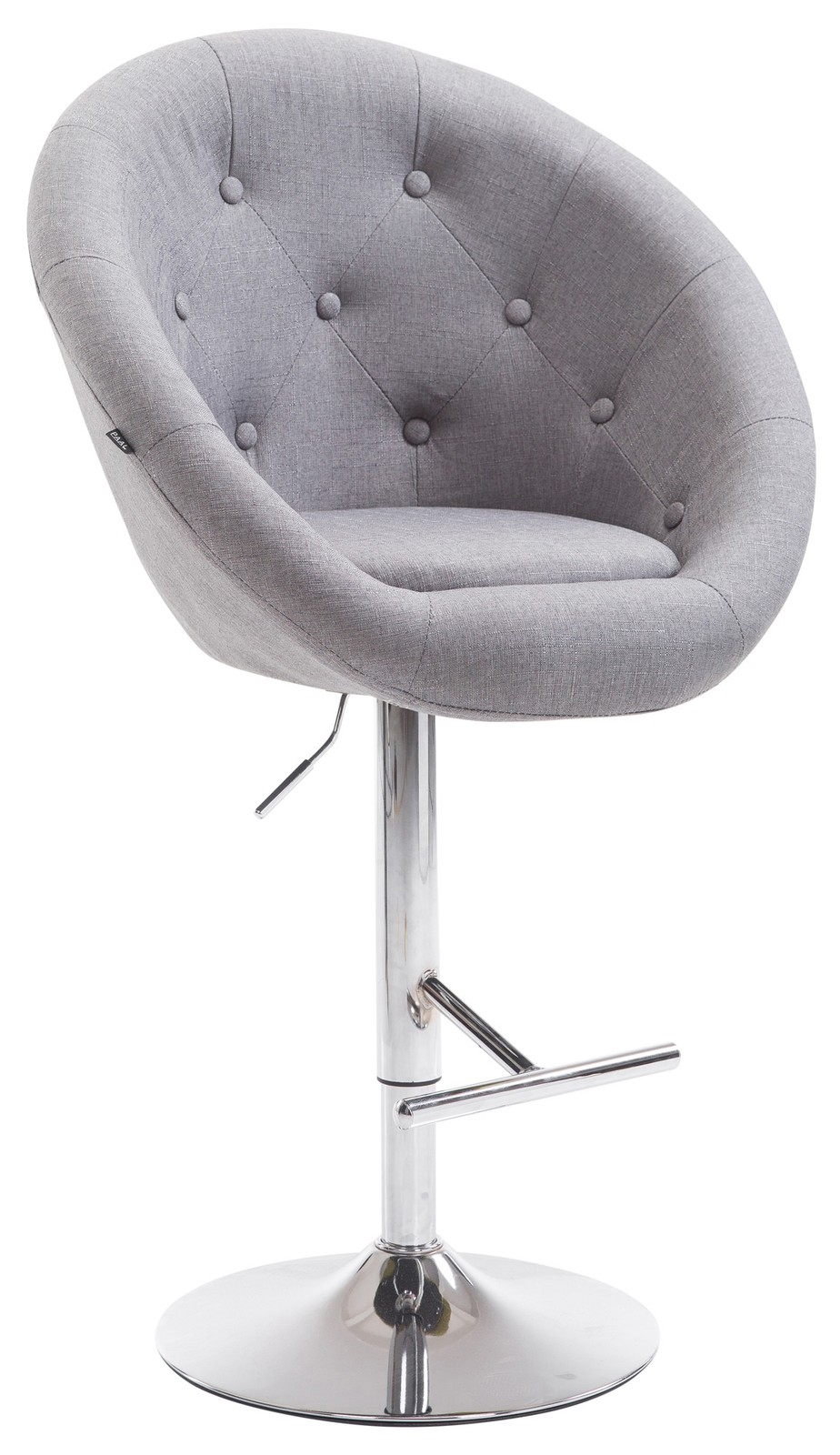 Barhocker London V2 Stoff chrom