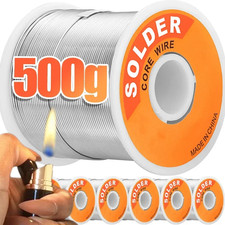 SOLDER WIRE 500g On Reel 60/40 Tin Lead 2mm Diameter Soldering Wire 2% flux UK