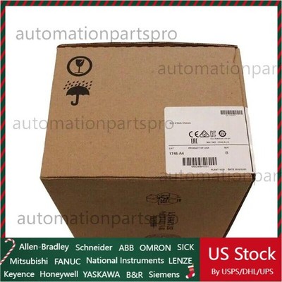 1746-A4 Allen Bradley SLC 500 4 Slots Chassis 1746A4 NEW