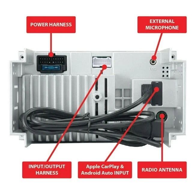 Dual Electronics XDCPA10BT 7 inch Double DIN Car Stereo Apple CarPlay & Android™ - Image 4 of 4