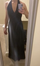 Black Ball Gown/bridesmaid Dress Size 8 Dessy Collection