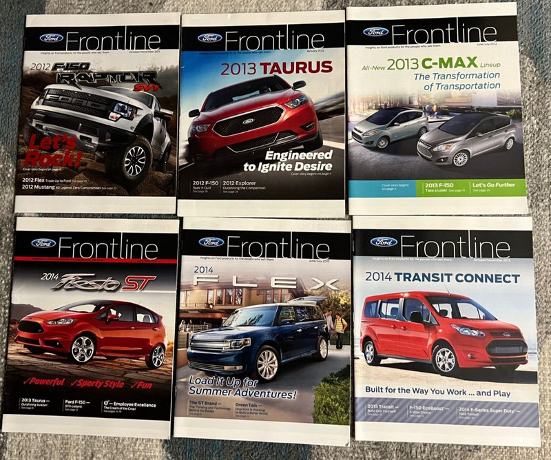 Ford Frontline magazine lot 2011-2013 (Fiesta ST, Ford F-150 & Mustang GT; 6 i) 