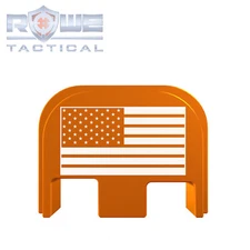 Rowe Tactical Rear Slide Cover Plate for Glock Gen 1-5 - Copper - American Flag